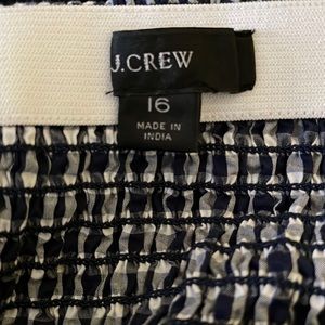 J. Crew smocked skirt